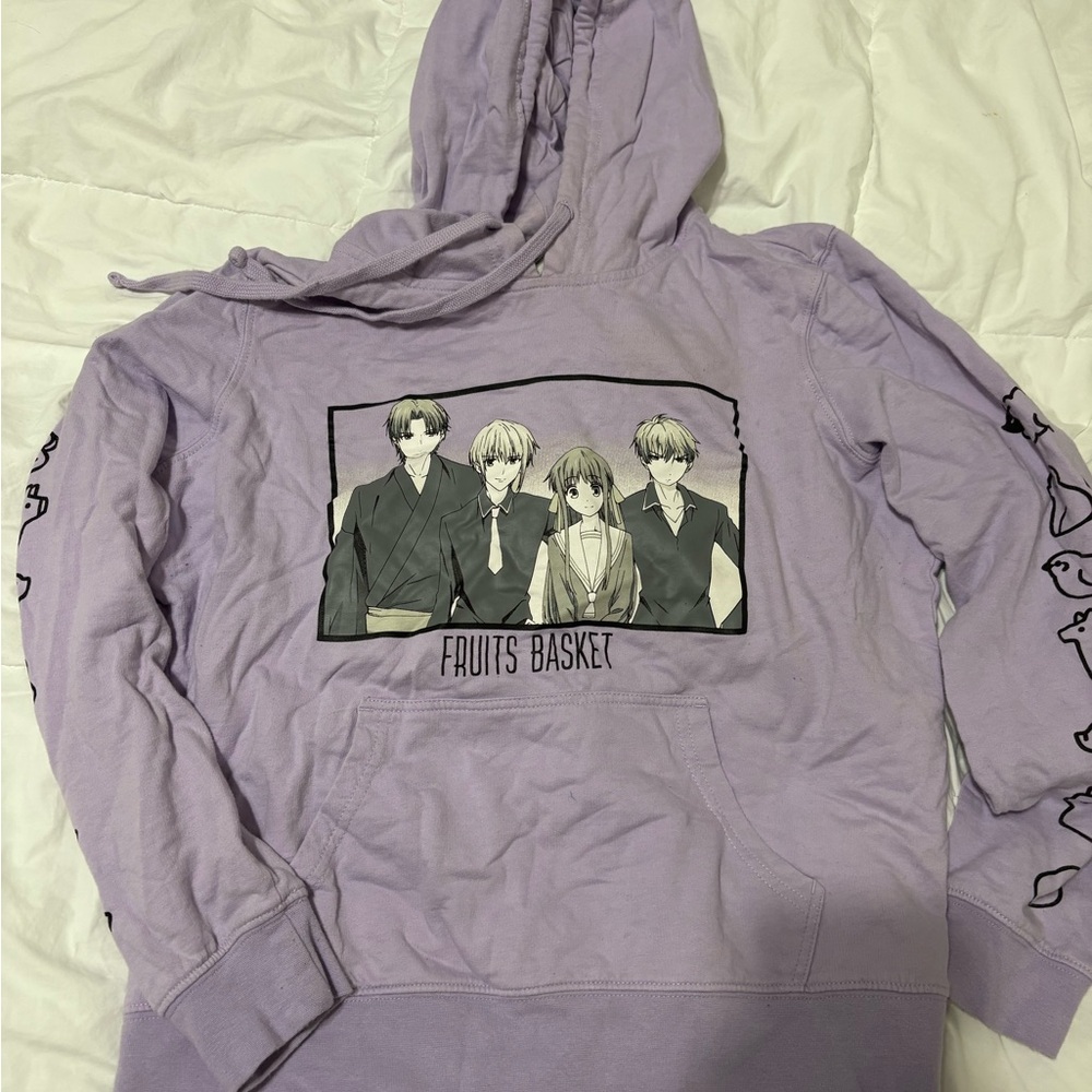 Hot Topic Purple Fruits Basket Hoodie